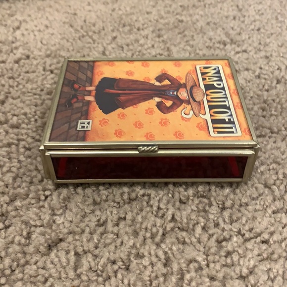 Rare Mary Engelbreit “Snap Out Of It” Jewelry Trinket Box - Picture 2 of 5